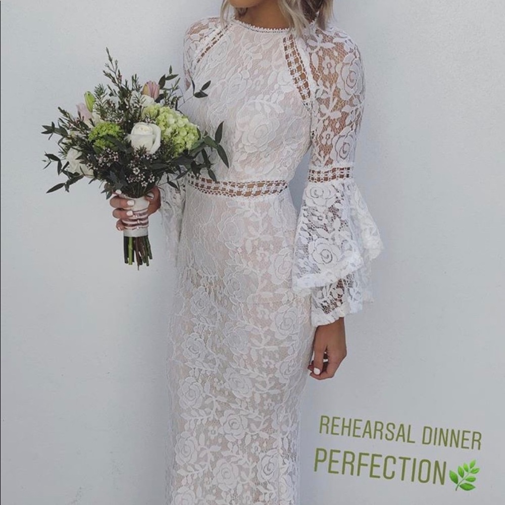 Elopement wedding dress formal white dress